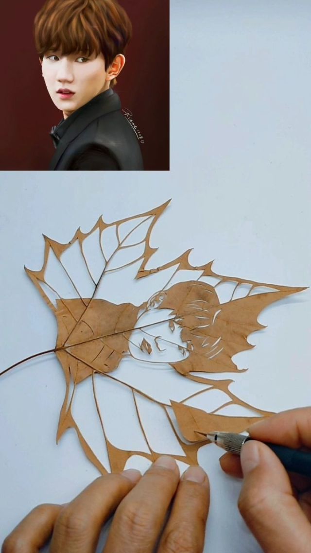 手工叶雕